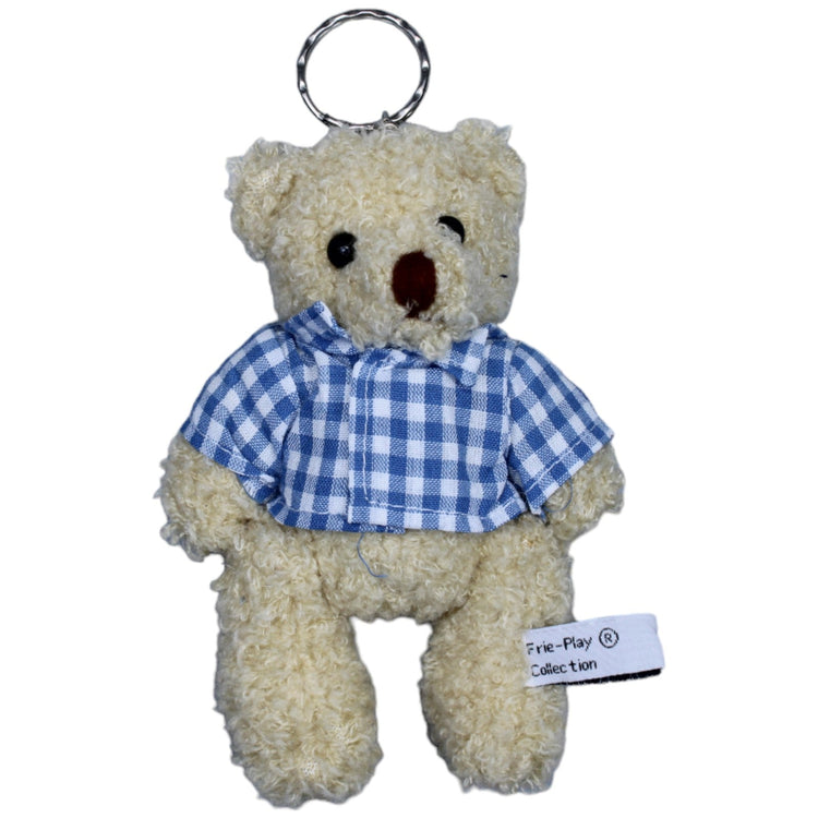 1236304 Frie - play Collection Schlüsselanhänger, Teddy mit blau - kariertem Hemd Schlüsselanhänger Kumpel Leo Bär Gebraucht Teddy