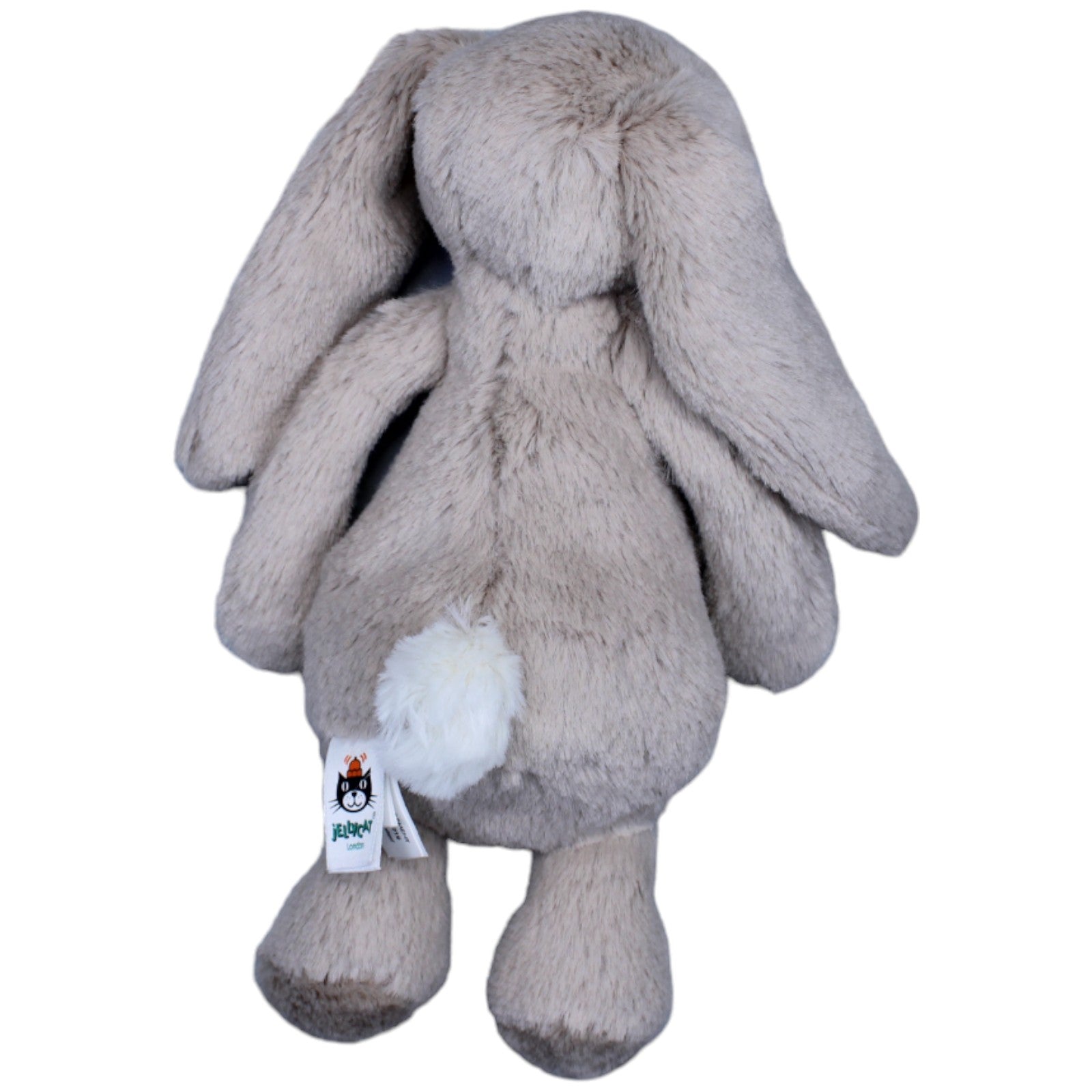 1236321 Jellycat Grauer Hase Bashful, superweich Kuscheltier Kumpel Leo Gebraucht