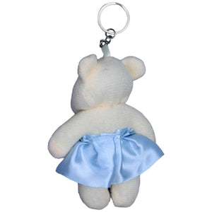 1236339 Unbekannt Schlüsselanhänger, Teddybär mit Kleid "I Love You" Schlüsselanhänger Kumpel Leo Gebraucht