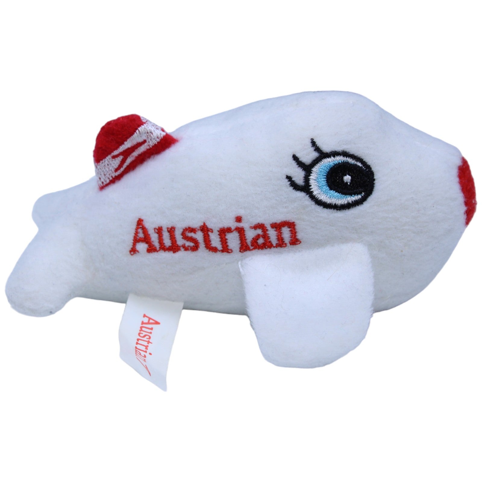 1236343 Spiriant Austrian Flugzeug, klein Plüschfigur Kumpel Leo Gebraucht