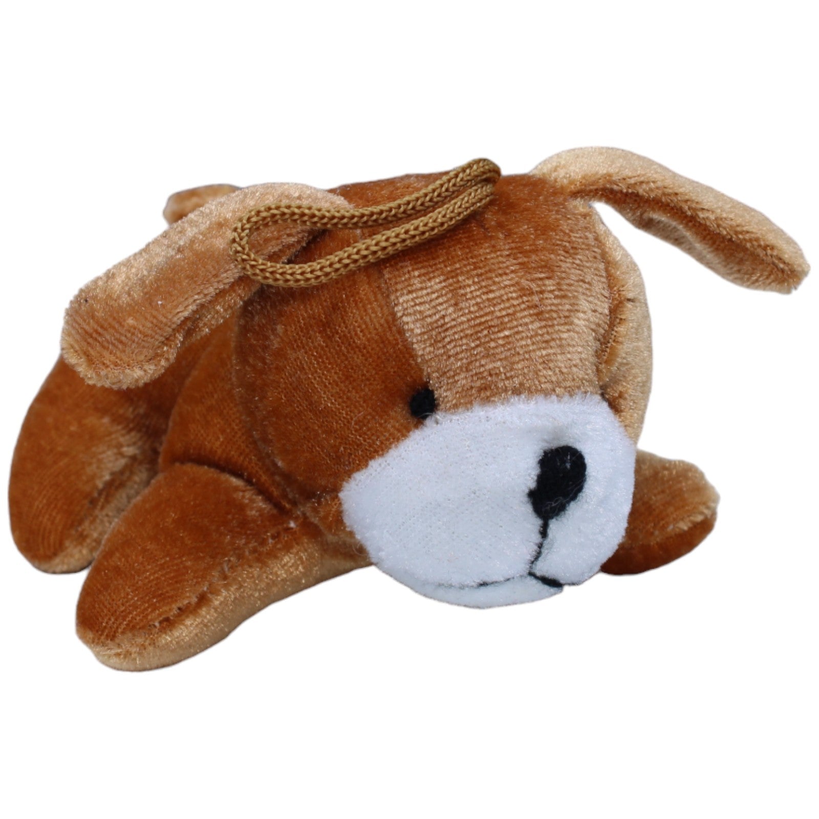 1236349 FLOTI Flos Toys, kleiner Hund liegend Kuscheltier Kumpel Leo Gebraucht Hund