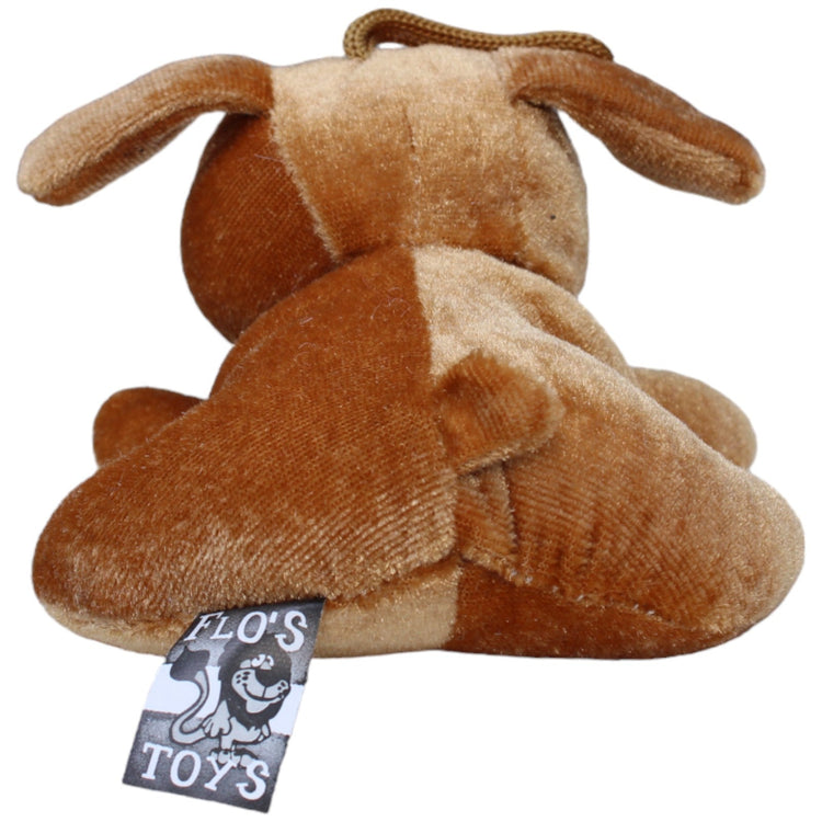 1236349 FLOTI Flos Toys, kleiner Hund liegend Kuscheltier Kumpel Leo Gebraucht Hund