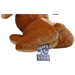 1236349 FLOTI Flos Toys, kleiner Hund liegend Kuscheltier Kumpel Leo Gebraucht Hund