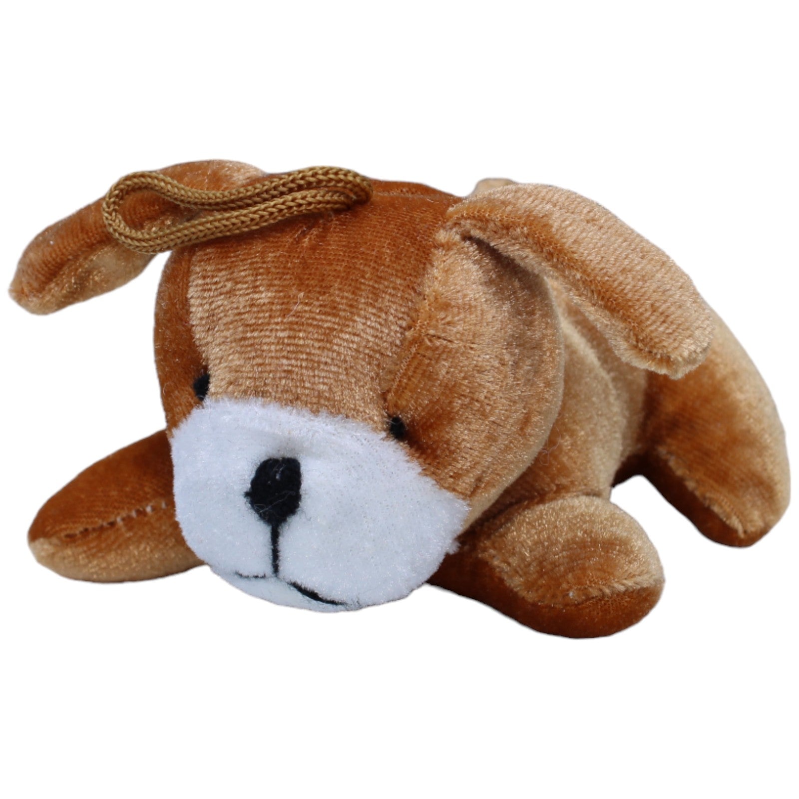 1236349 FLOTI Flos Toys, kleiner Hund liegend Kuscheltier Kumpel Leo Gebraucht Hund