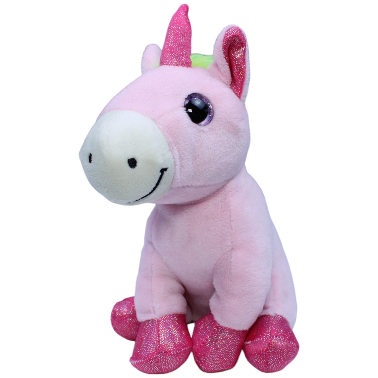 1236350 Windel Glubschi Einhorn, sitzend Kuscheltier Kumpel Leo Gebraucht