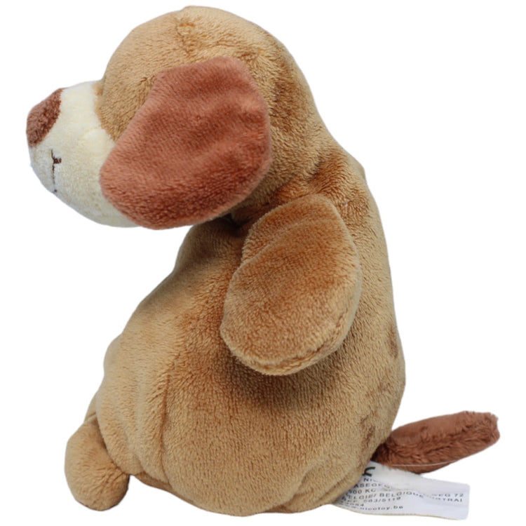 1236353 Nicotoy Kleiner süßer Hund, sitzend Kuscheltier Kumpel Leo Gebraucht