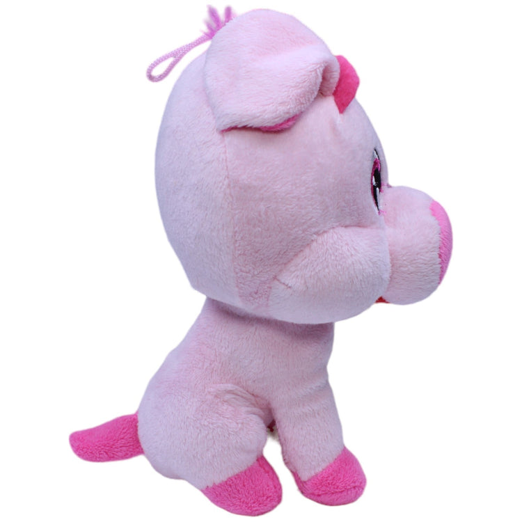 1236361 Chris Toys Süßes Schwein mit pinken Haaren Kuscheltier Kumpel Leo Gebraucht