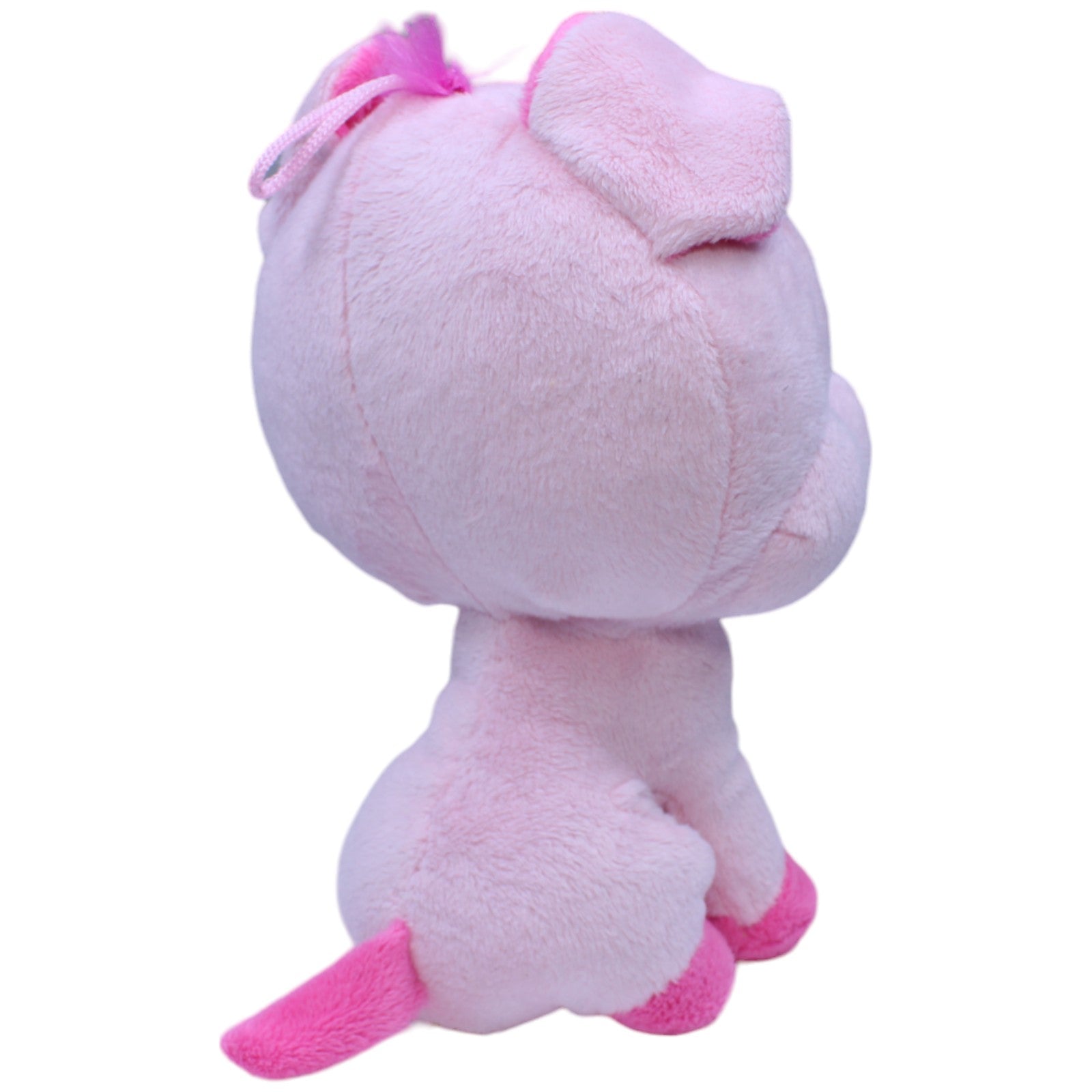 1236361 Chris Toys Süßes Schwein mit pinken Haaren Kuscheltier Kumpel Leo Gebraucht