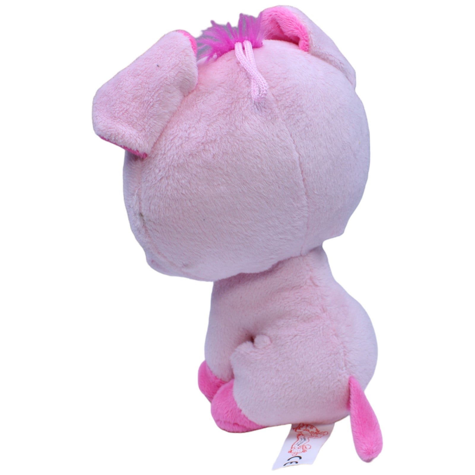 1236361 Chris Toys Süßes Schwein mit pinken Haaren Kuscheltier Kumpel Leo Gebraucht