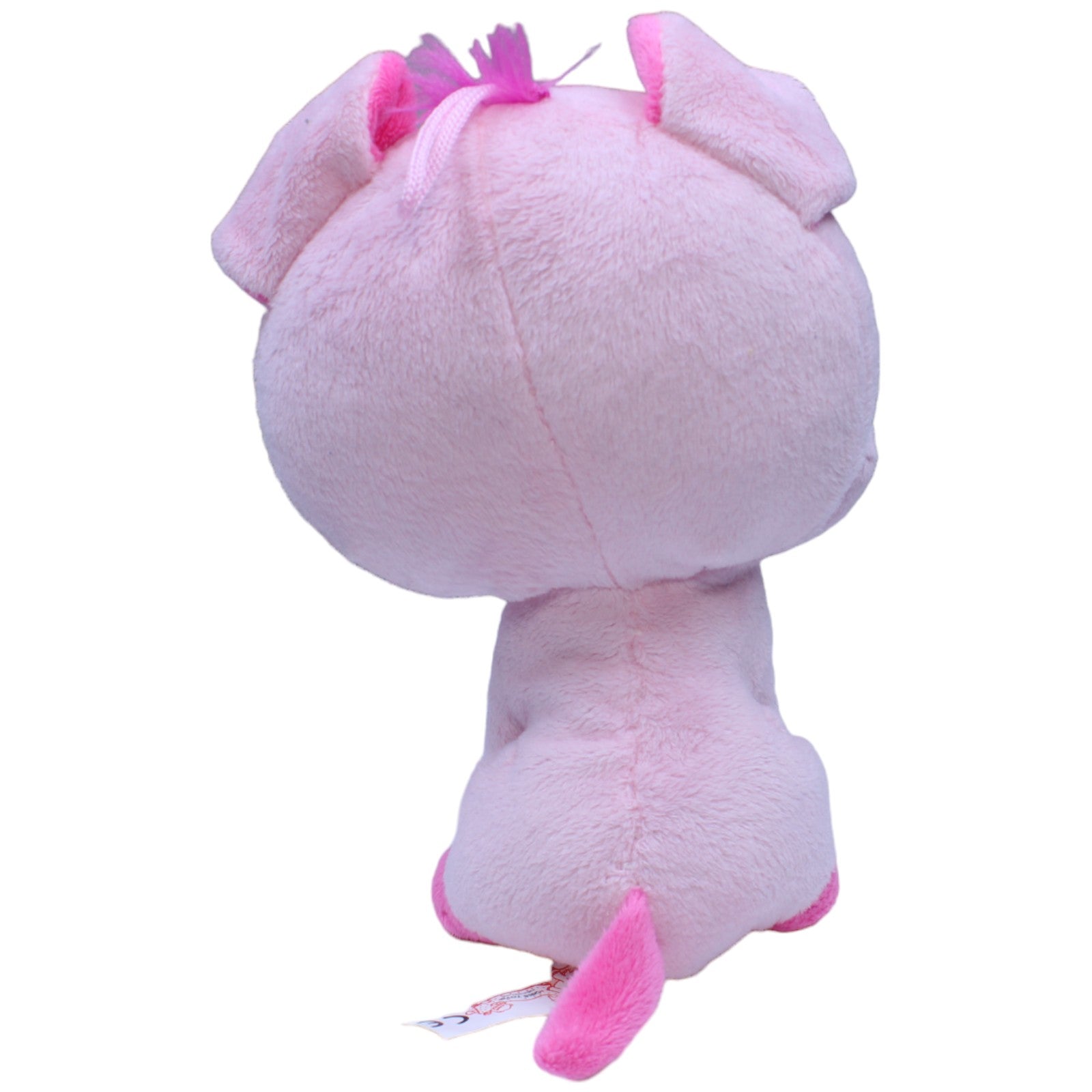 1236361 Chris Toys Süßes Schwein mit pinken Haaren Kuscheltier Kumpel Leo Gebraucht