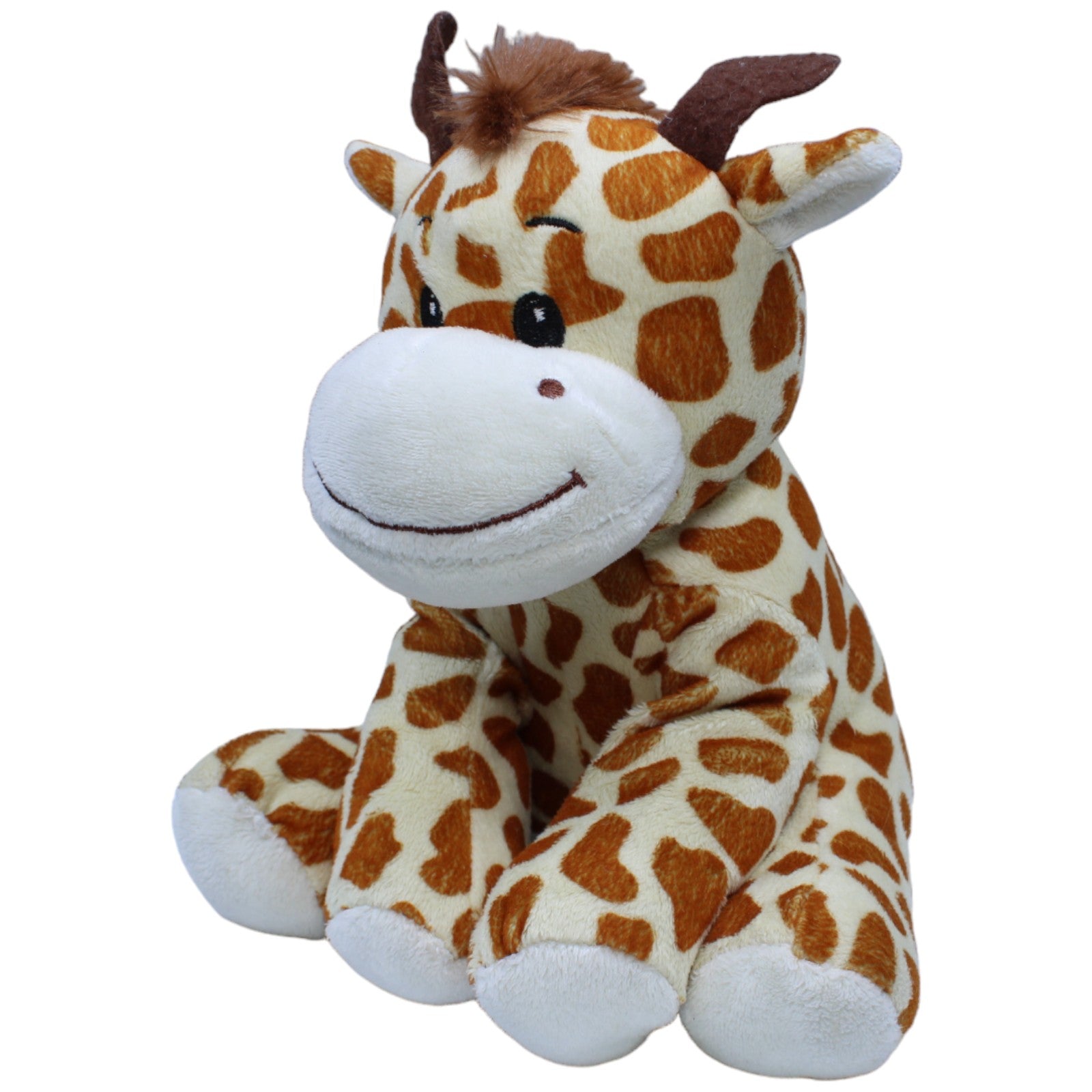 1236362 Unbekannt Lachende Giraffe, sitzend Kuscheltier Kumpel Leo Affe Gebraucht