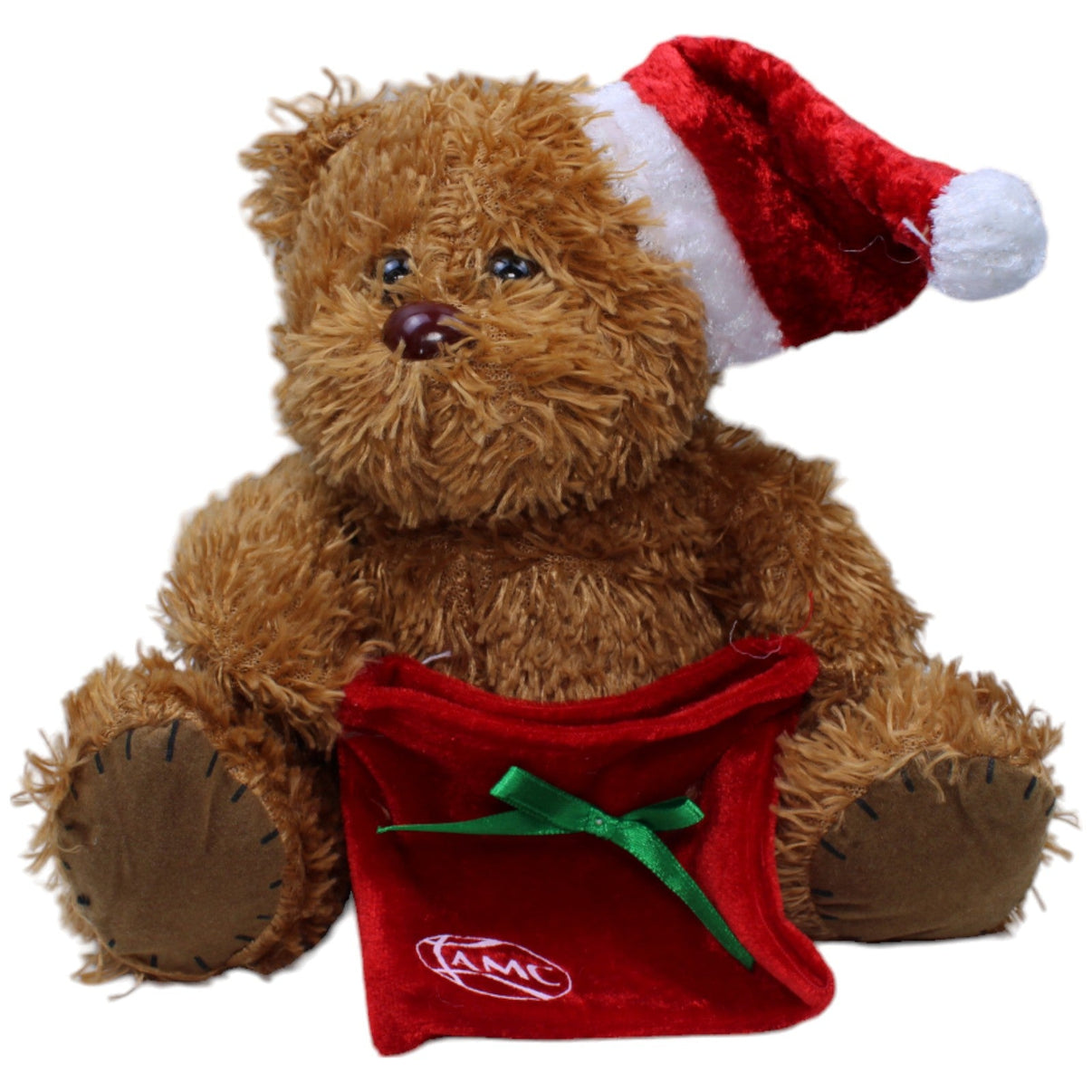 1236364 GEFRA - WERBUNG AMC, Weihnachts - Teddybär Kuscheltier Kumpel Leo Gebraucht