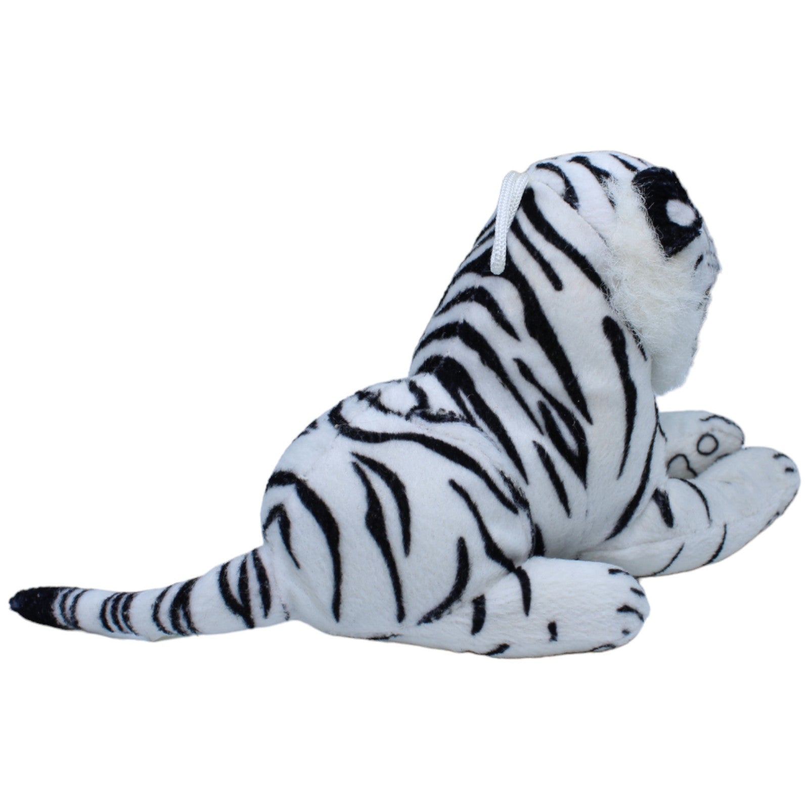 1236369 Braun Plüschwaren Weißer Tiger mit Styroporkopf, liegend Kuscheltier Kumpel Leo Bär Gebraucht Teddy