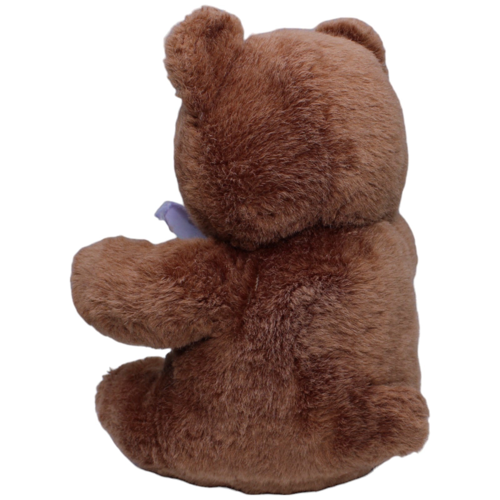 1236382 Unbekannt Schöner brauner Teddybär mit lila Schleife Kuscheltier Kumpel Leo Bär Gebraucht Teddy