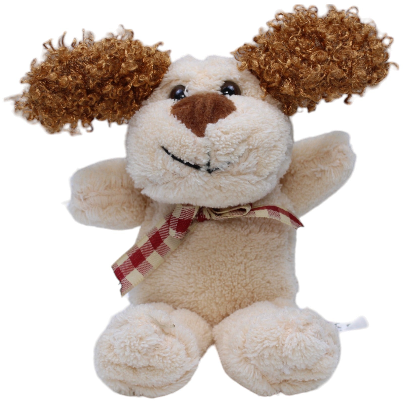 1236383 Ostoy Kleiner Hund mit Locken - Ohren Kuscheltier Kumpel Leo Gebraucht