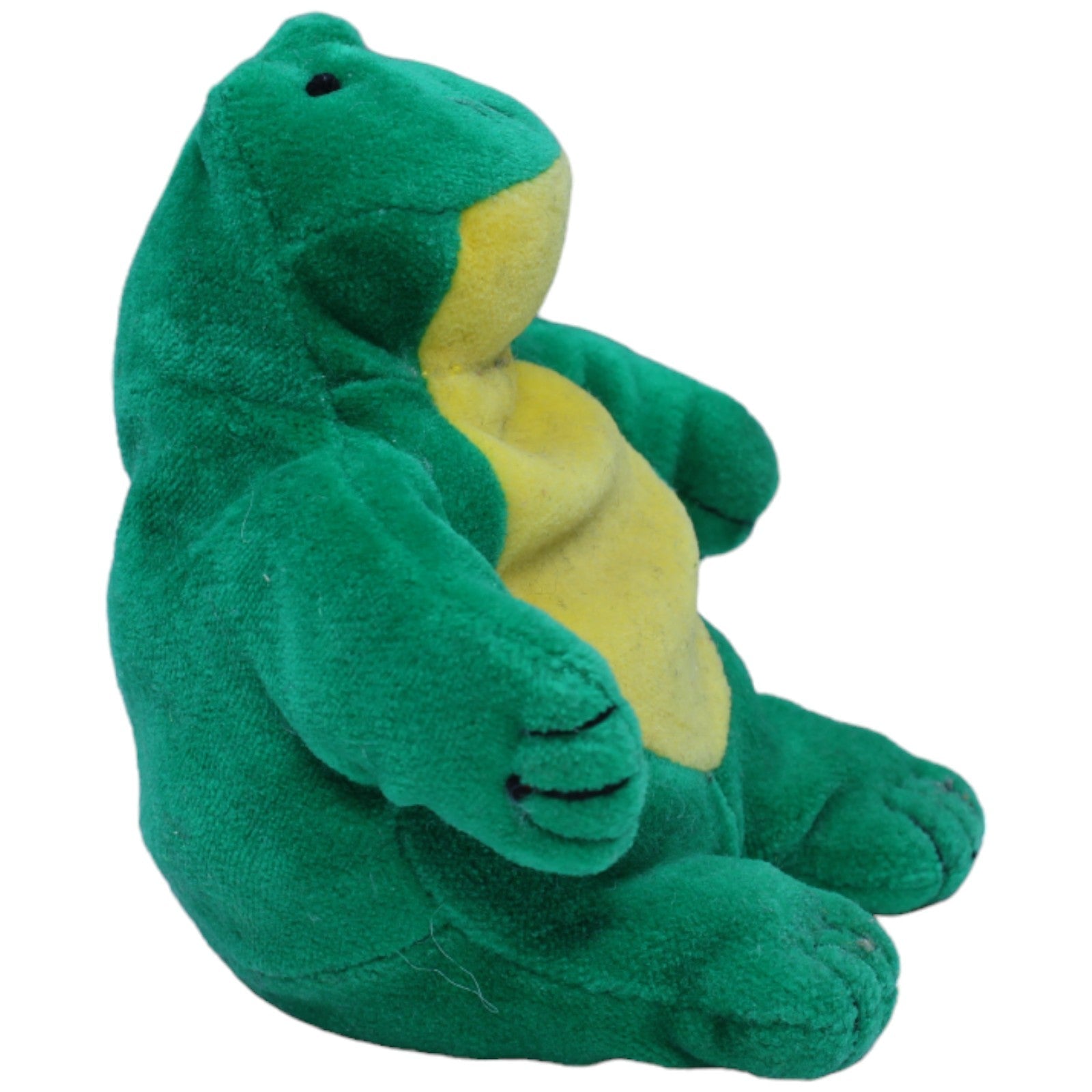 1236390 The Manhatten Toy Company Vintage Beanbag Frosch Kuscheltier Kumpel Leo Gebraucht Vintage