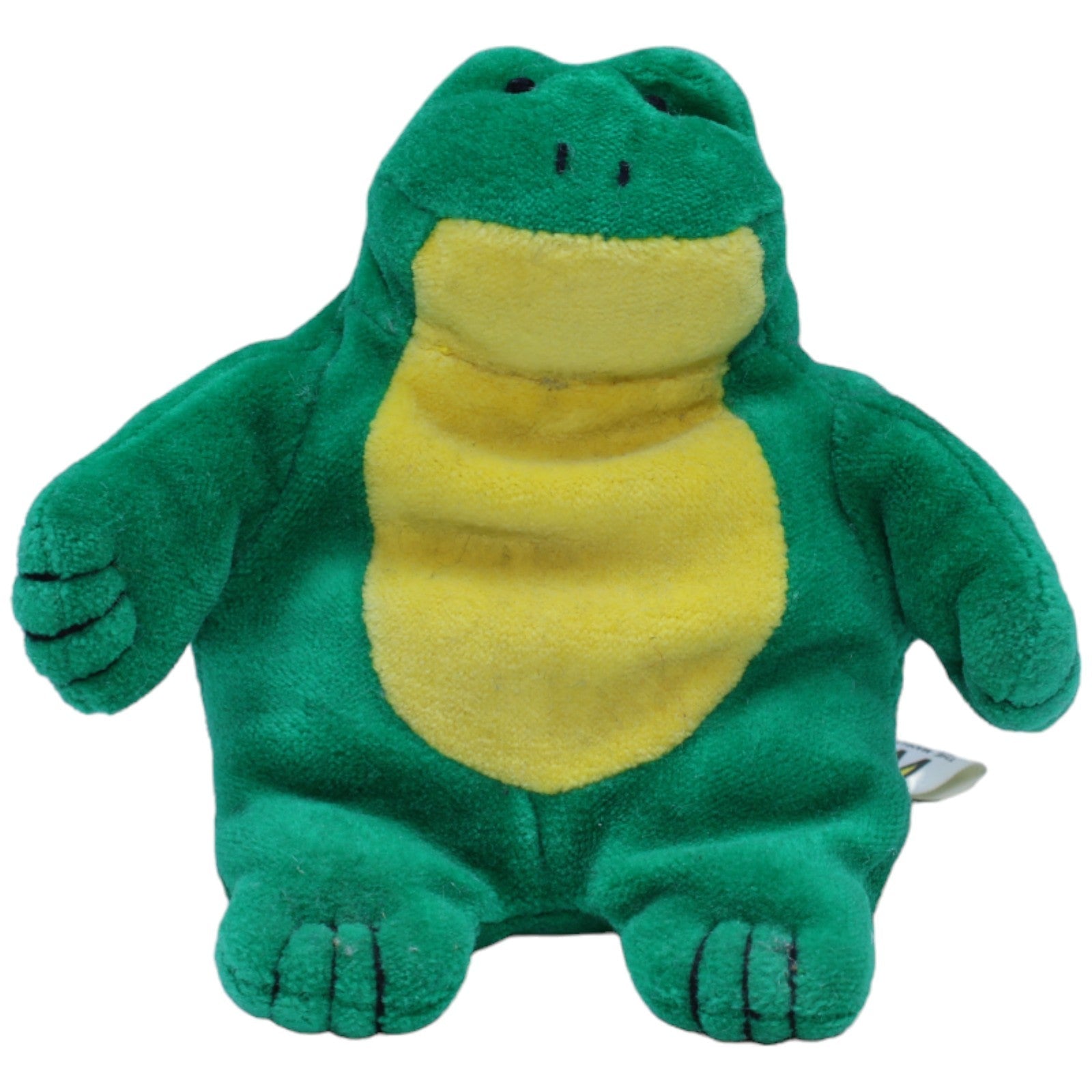 1236390 The Manhatten Toy Company Vintage Beanbag Frosch Kuscheltier Kumpel Leo Gebraucht Vintage