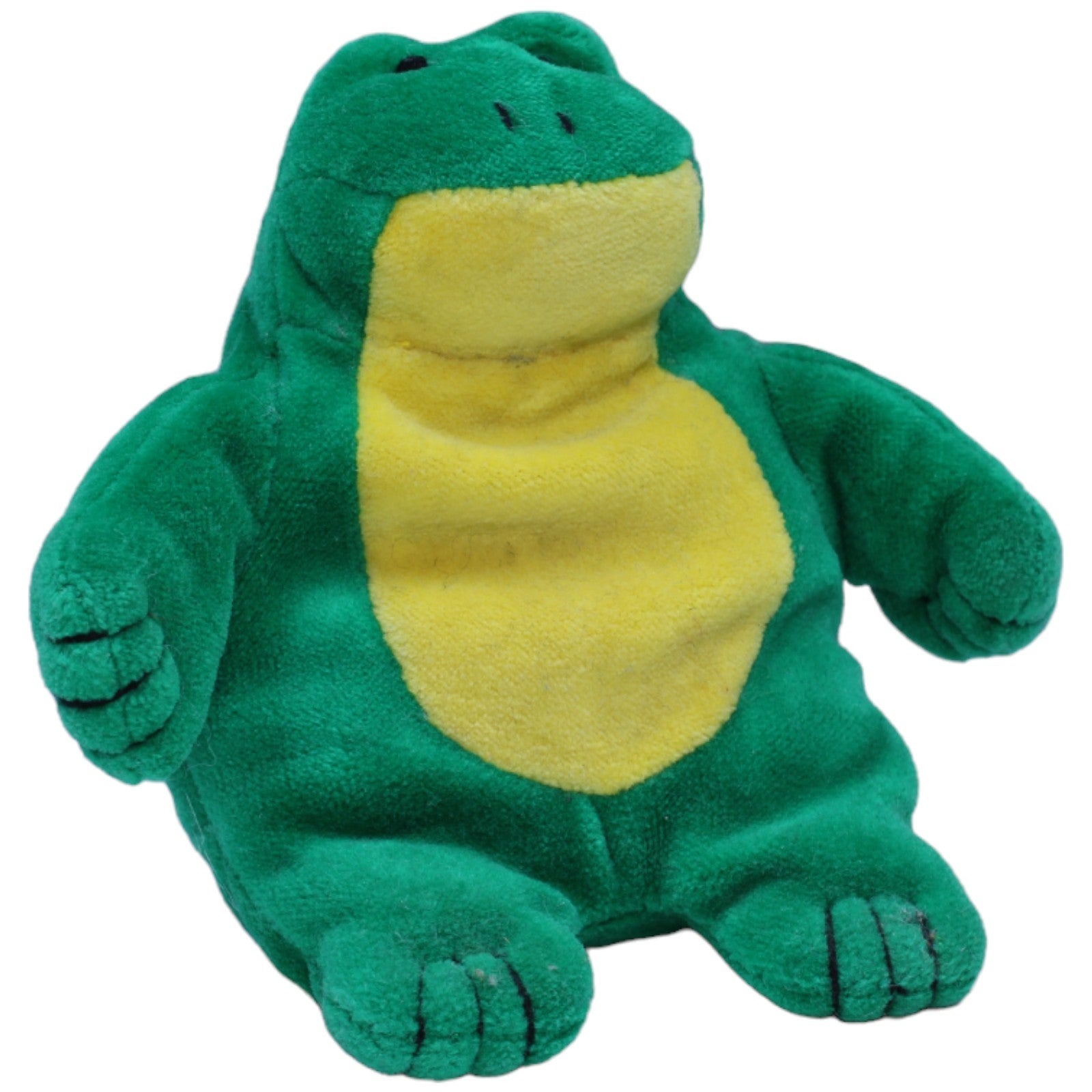 1236390 The Manhatten Toy Company Vintage Beanbag Frosch Kuscheltier Kumpel Leo Gebraucht Vintage