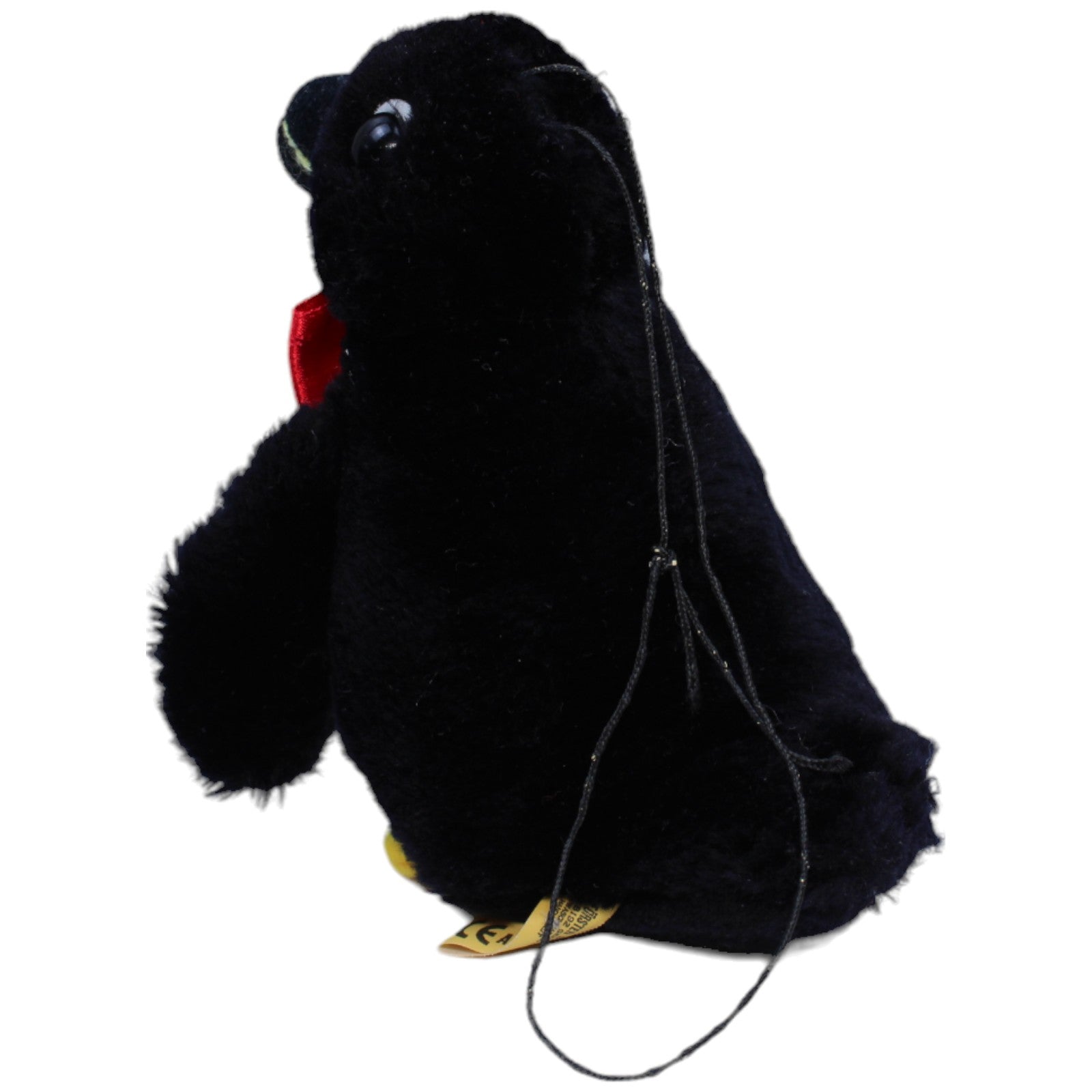 1236397 Förster & Vachenauer Vintage Pinguin mit roter Schleife Kuscheltier Kumpel Leo Gebraucht Vintage