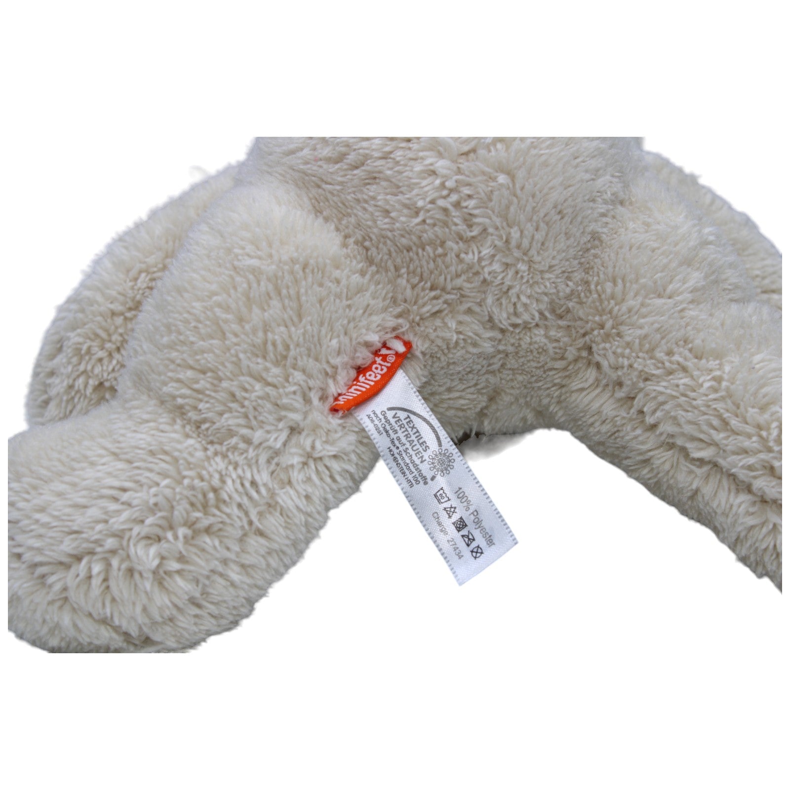 1236409 mbw Vertriebsges. mbH Minifeet, sitzender Teddybär beige Kuscheltier Kumpel Leo Gebraucht