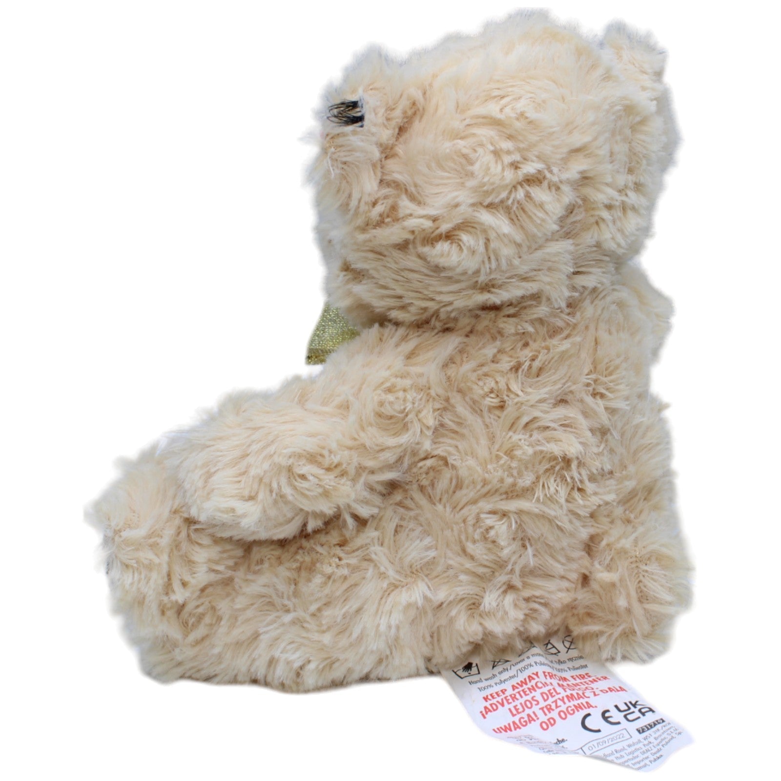 1236412 PLDZ Süßer Teddybär mit Blumen an Ohren und Füßen Kuscheltier Kumpel Leo Bär Gebraucht Teddy