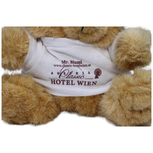 1236443 JKS Classic Hotel Wien, Mr. Blumi Teddybär Kuscheltier Kumpel Leo Bär neu Teddy