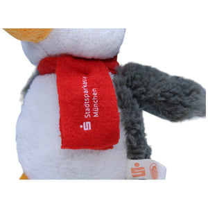 1236451 ESCHA Stadtsparkasse München, Pinguin mit Schal Kuscheltier Kumpel Leo Gebraucht