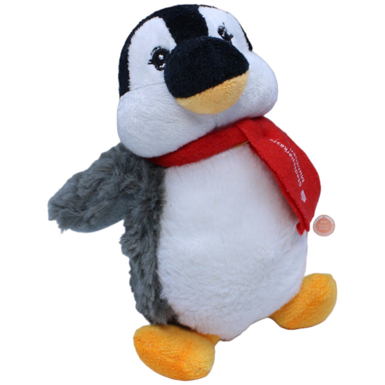 1236451 ESCHA Stadtsparkasse München, Pinguin mit Schal Kuscheltier Kumpel Leo Gebraucht