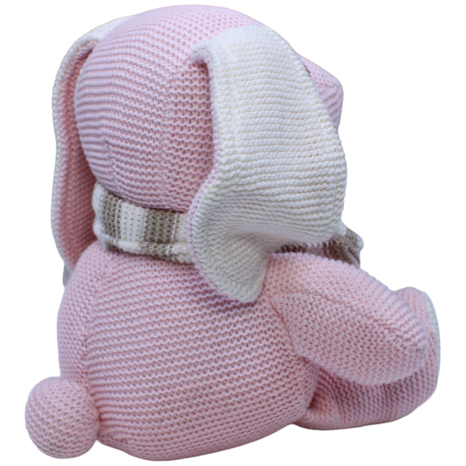 1236454 Sportswift Ltd Tiny Treasures, Pinker Hase in Häkel - Optik Kuscheltier Kumpel Leo Kaninchen neu