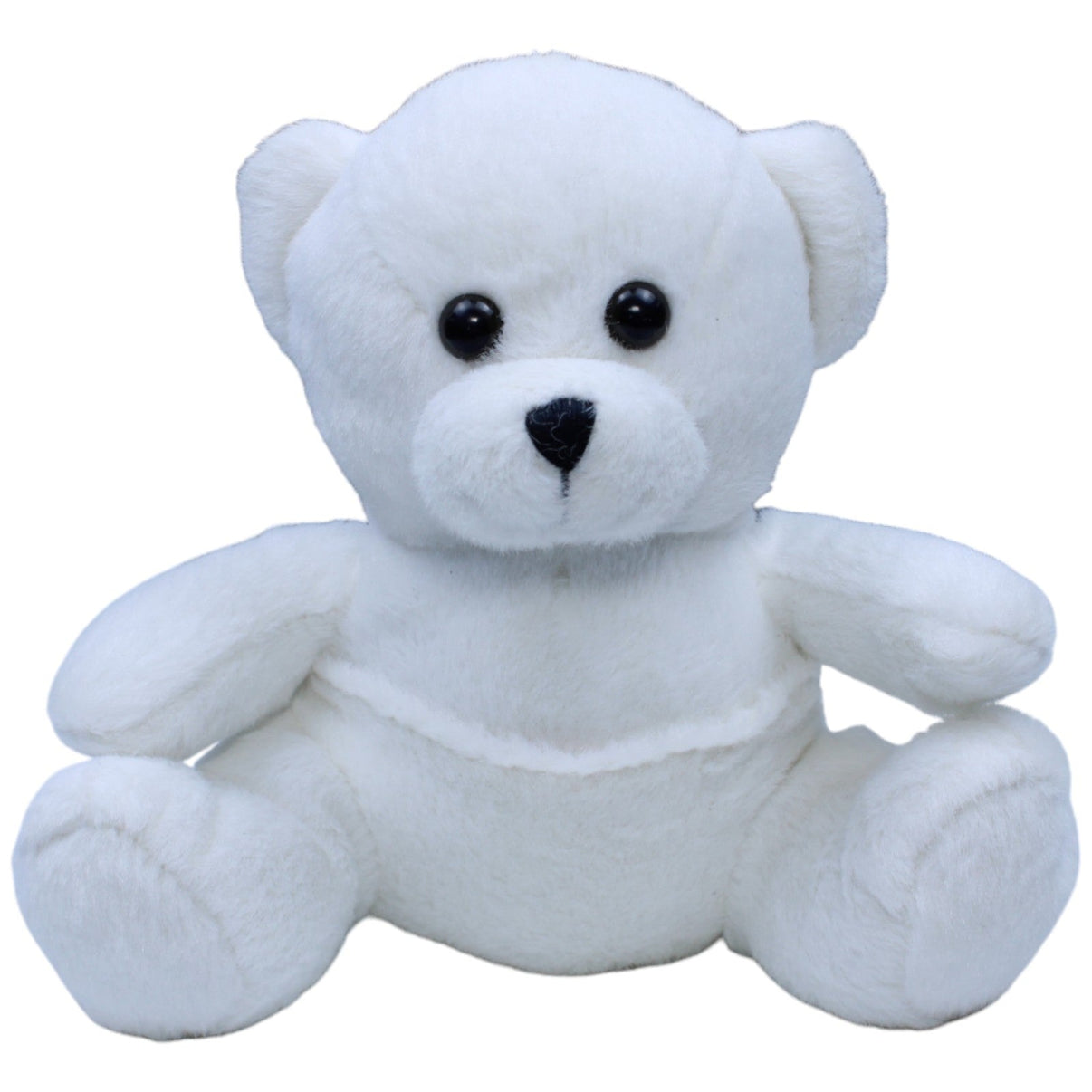 1236461 Spiele Max AG Superweicher weißer Teddybär mit Bauchbeutel Kuscheltier Kumpel Leo Bär Gebraucht Teddy