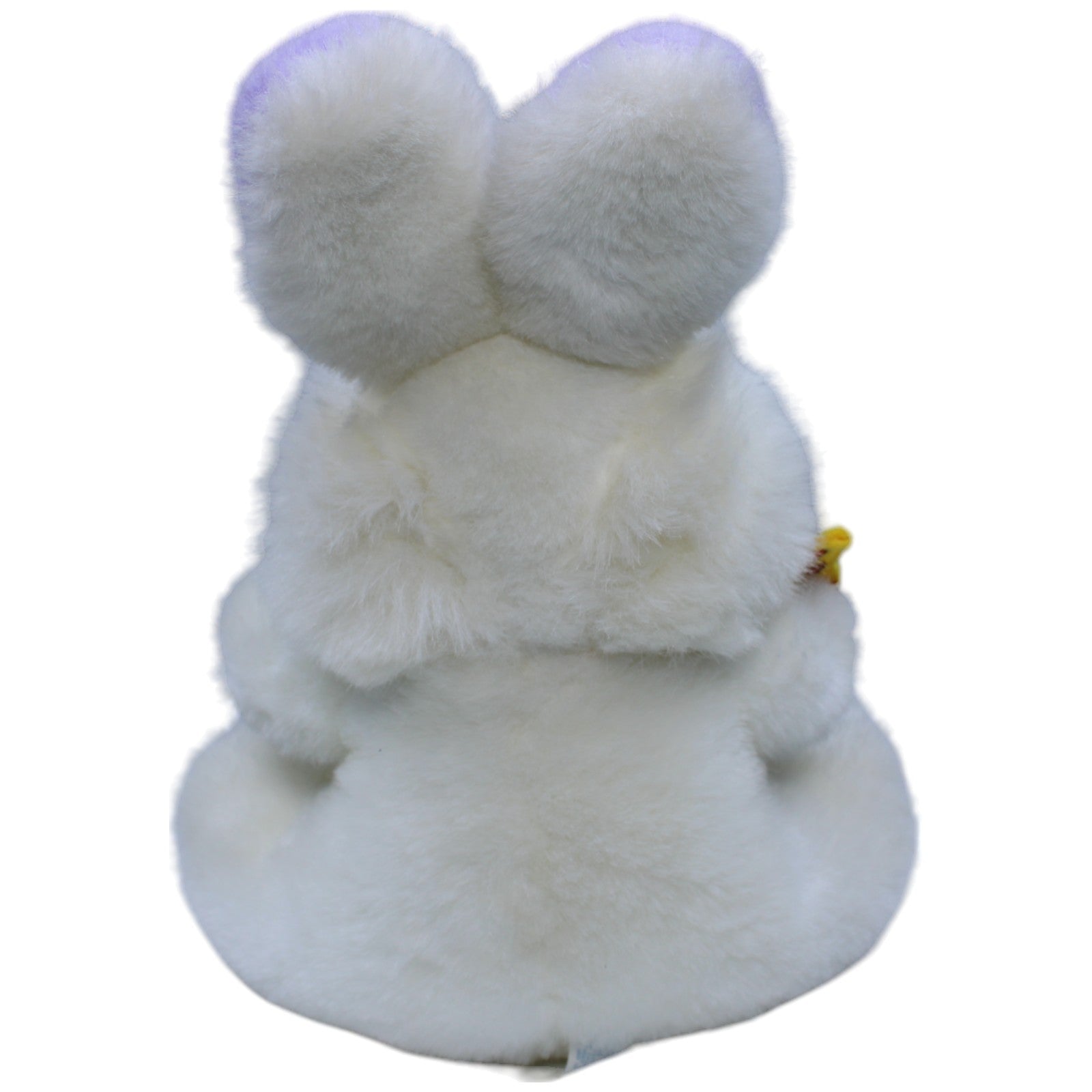 1236463 DAN - DEE INTERNATIONAL LIMITED Weißer Hase mit Schmetterling und lila Ohren Kuscheltier Kumpel Leo Gebraucht Kaninchen Osterhase