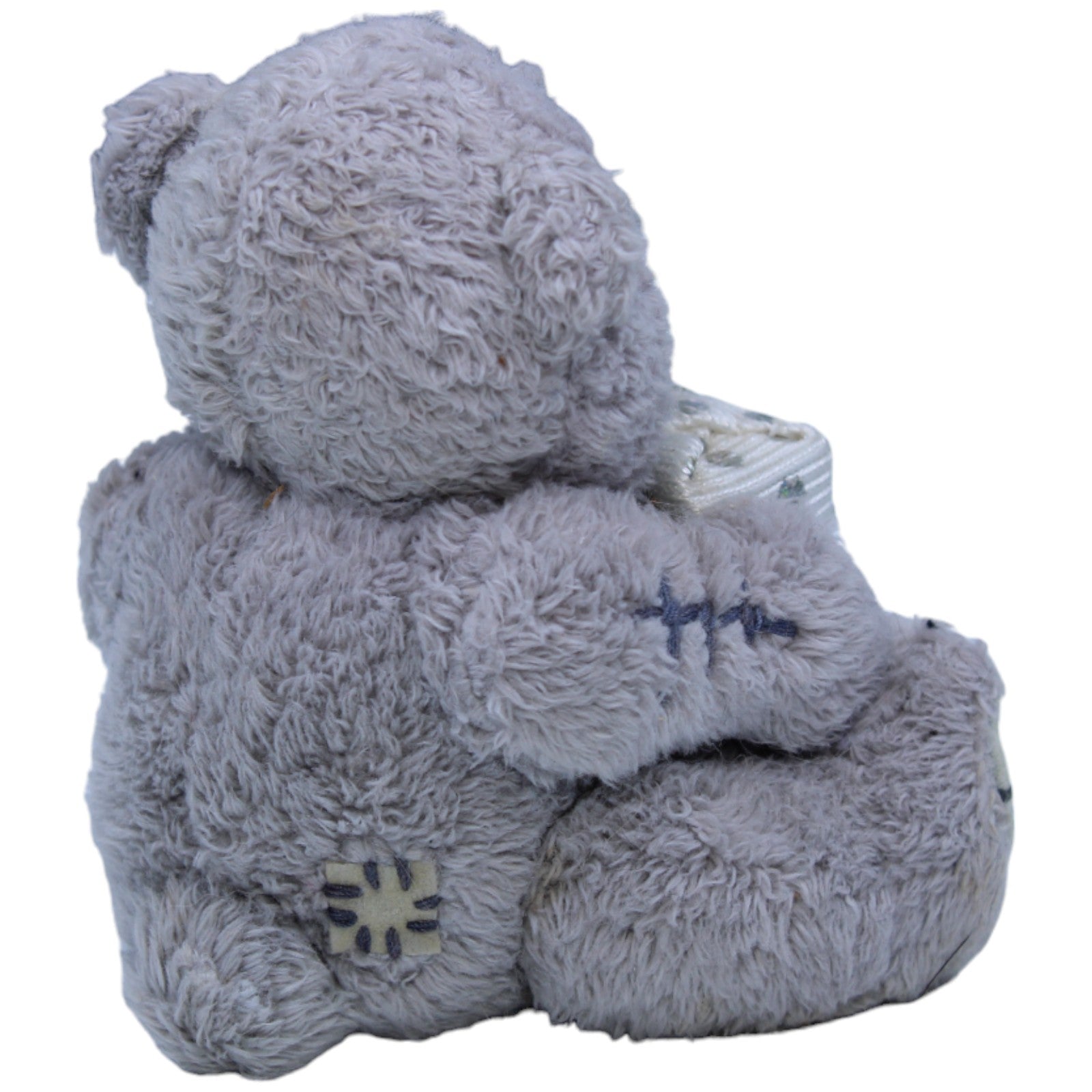 1236471 Carte Blanche Me to You grauer Teddy mit Geschenk, mini Kuscheltier Kumpel Leo Bär Gebraucht Teddybär