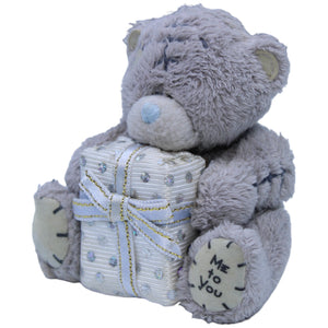 1236471 Carte Blanche Me to You grauer Teddy mit Geschenk, mini Kuscheltier Kumpel Leo Bär Gebraucht Teddybär