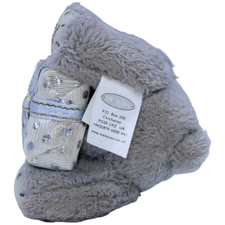 1236471 Carte Blanche Me to You grauer Teddy mit Geschenk, mini Kuscheltier Kumpel Leo Bär Gebraucht Teddybär