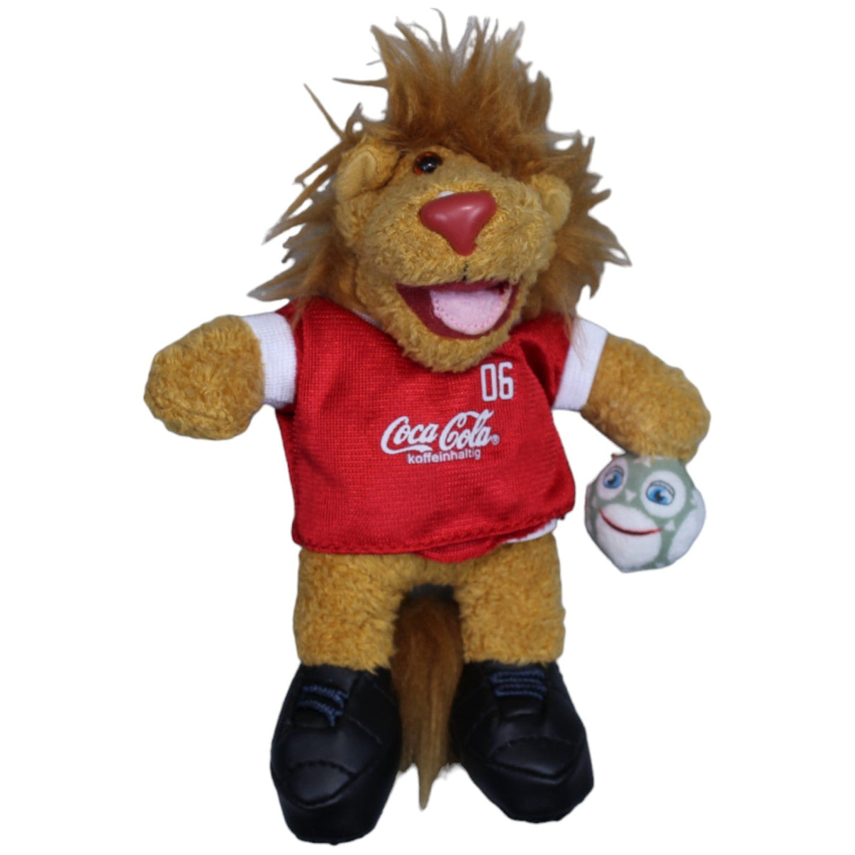 1236488 hermey GmbH & Co. KG Löwe Goleo WM 2006 Maskottchen Kuscheltier Kumpel Leo Fußball Gebraucht