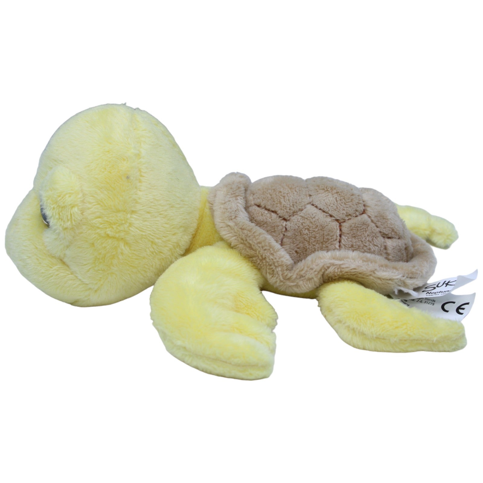 1236494 Suki Gifts International Ltd. Schildkröte Neptune, gelb Kuscheltier Kumpel Leo Gebraucht