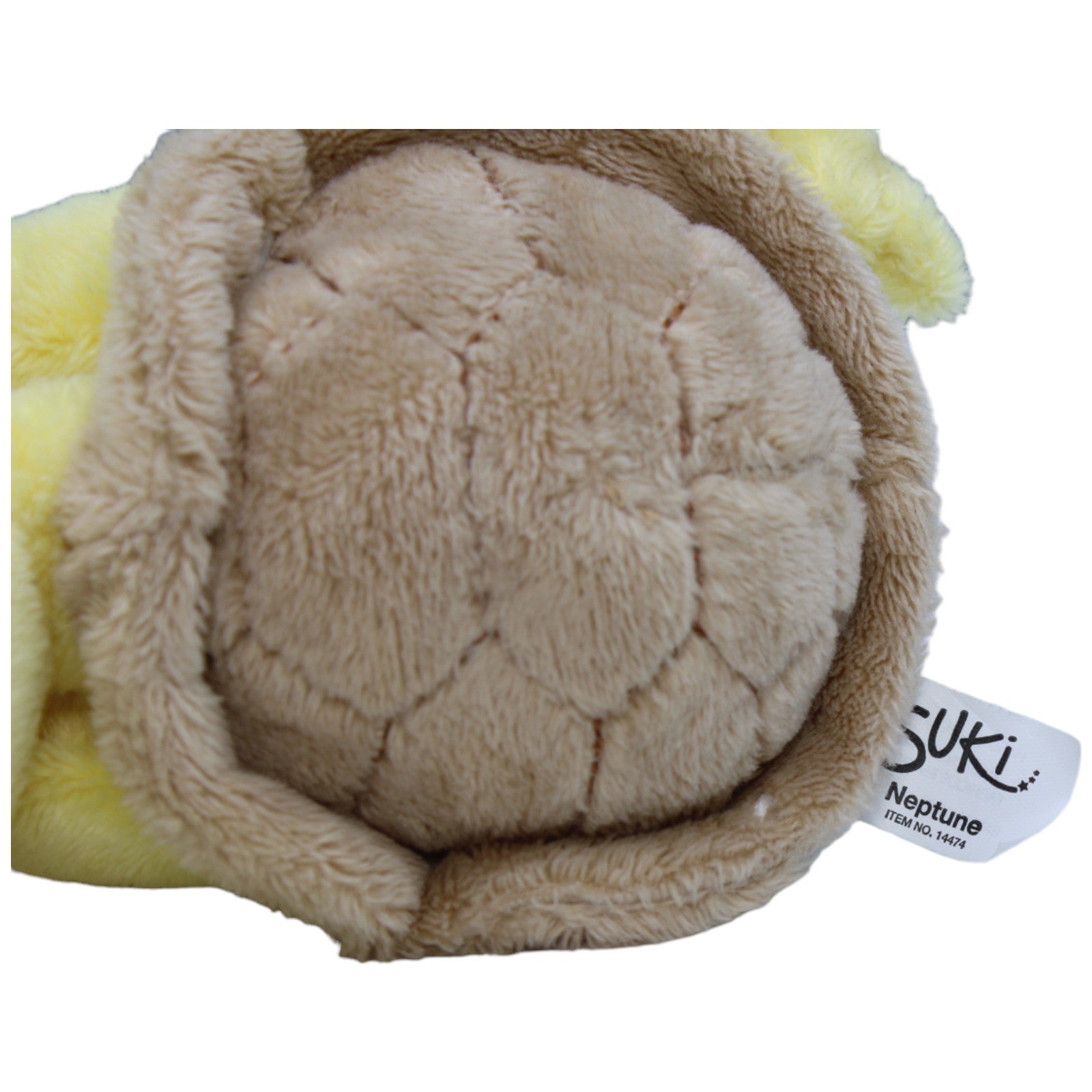 1236494 Suki Gifts International Ltd. Schildkröte Neptune, gelb Kuscheltier Kumpel Leo Gebraucht