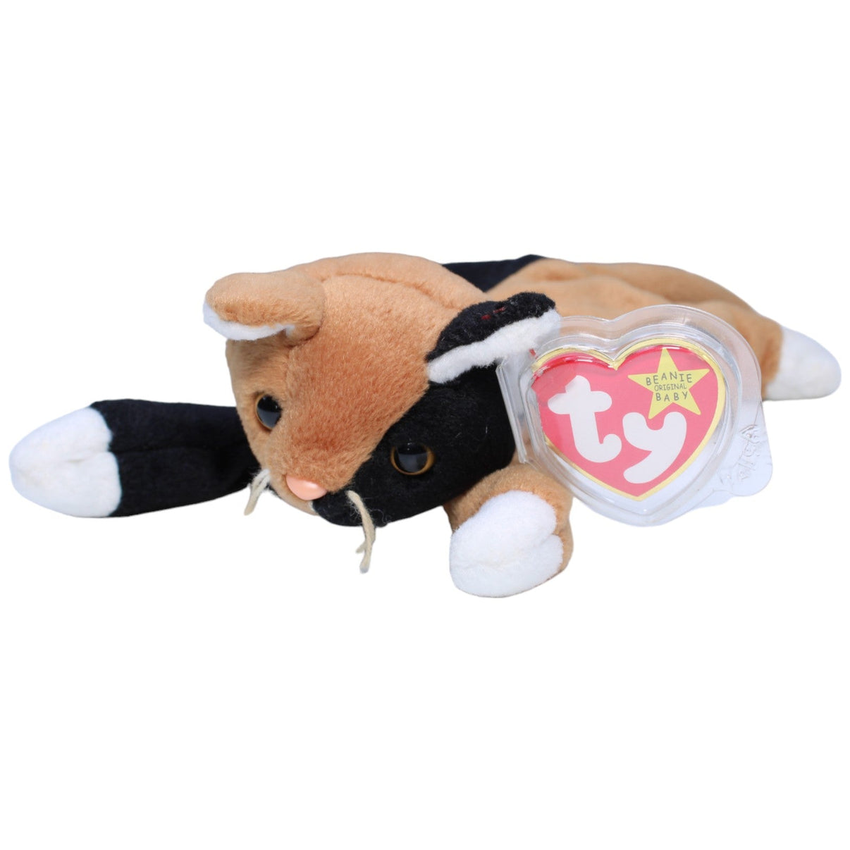 1236499 TY Vintage Beanie Baby, Katze Chip Kuscheltier Kumpel Leo neu Vintage