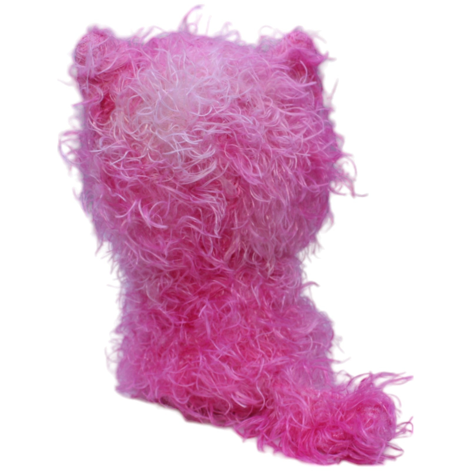 1236501 TY Wuschelige Katze Reagan, pink Kuscheltier Kumpel Leo Gebraucht Glubschi