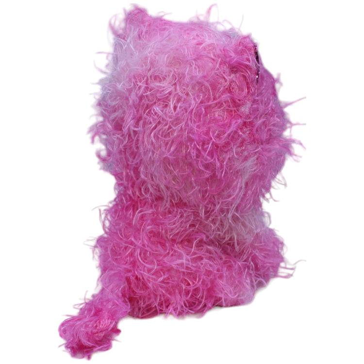 1236501 TY Wuschelige Katze Reagan, pink Kuscheltier Kumpel Leo Gebraucht Glubschi