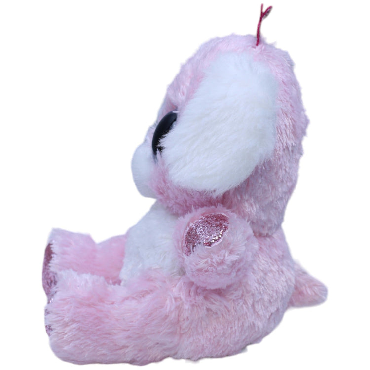 1236506 Keel Toys Animotsu Labrador, rosa Kuscheltier Kumpel Leo Gebraucht Glubschi Hund