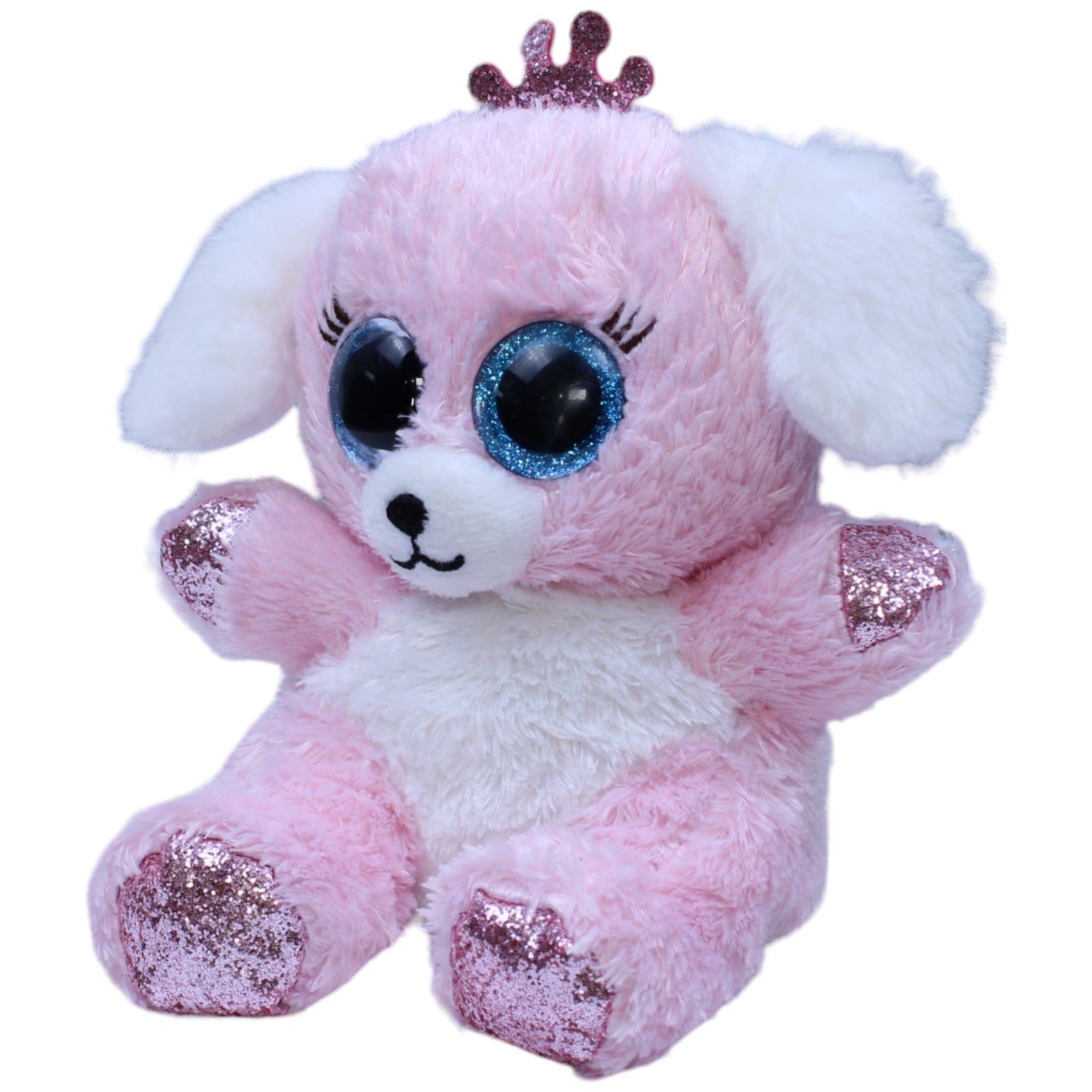 1236506 Keel Toys Animotsu Labrador, rosa Kuscheltier Kumpel Leo Gebraucht Glubschi Hund