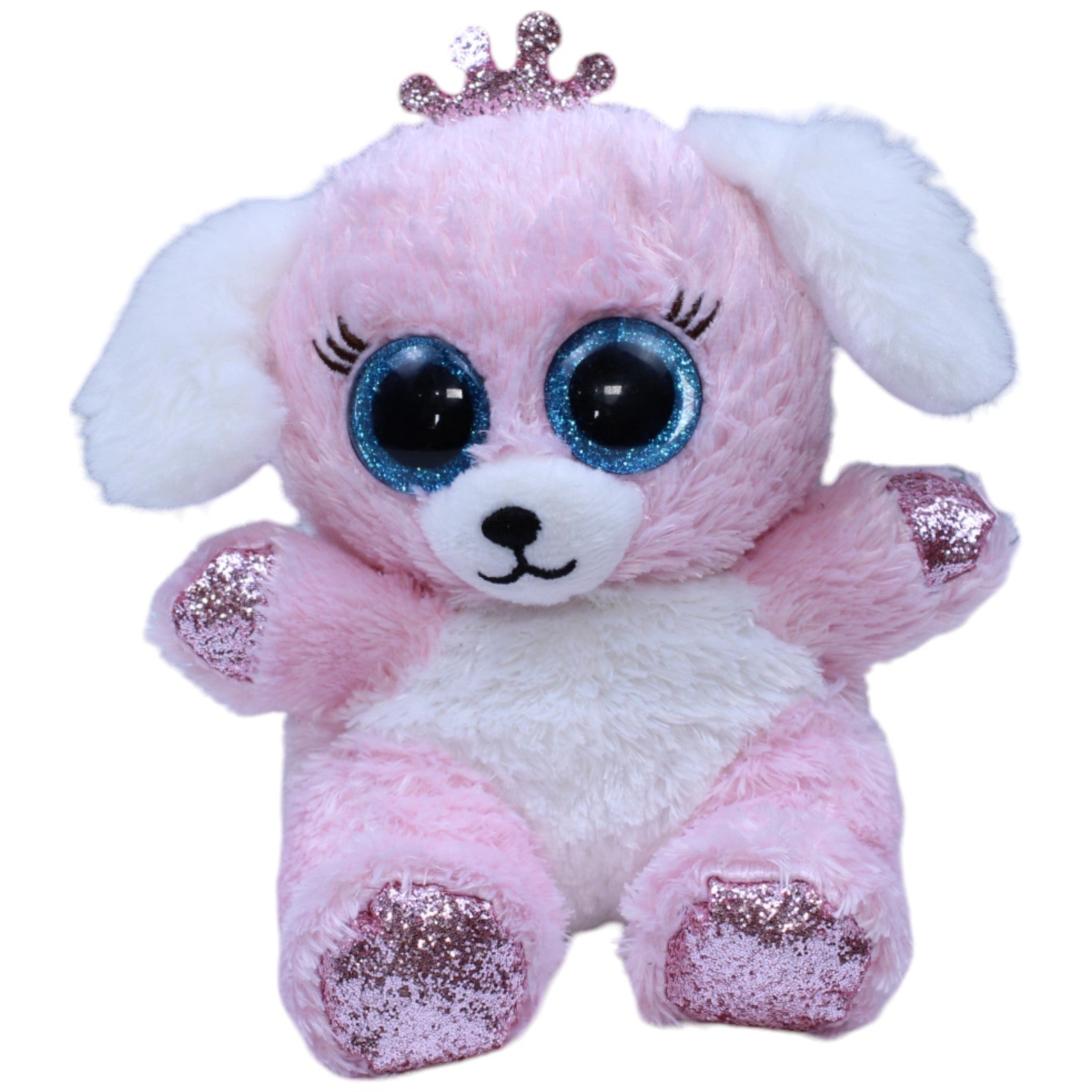 1236506 Keel Toys Animotsu Labrador, rosa Kuscheltier Kumpel Leo Gebraucht Glubschi Hund