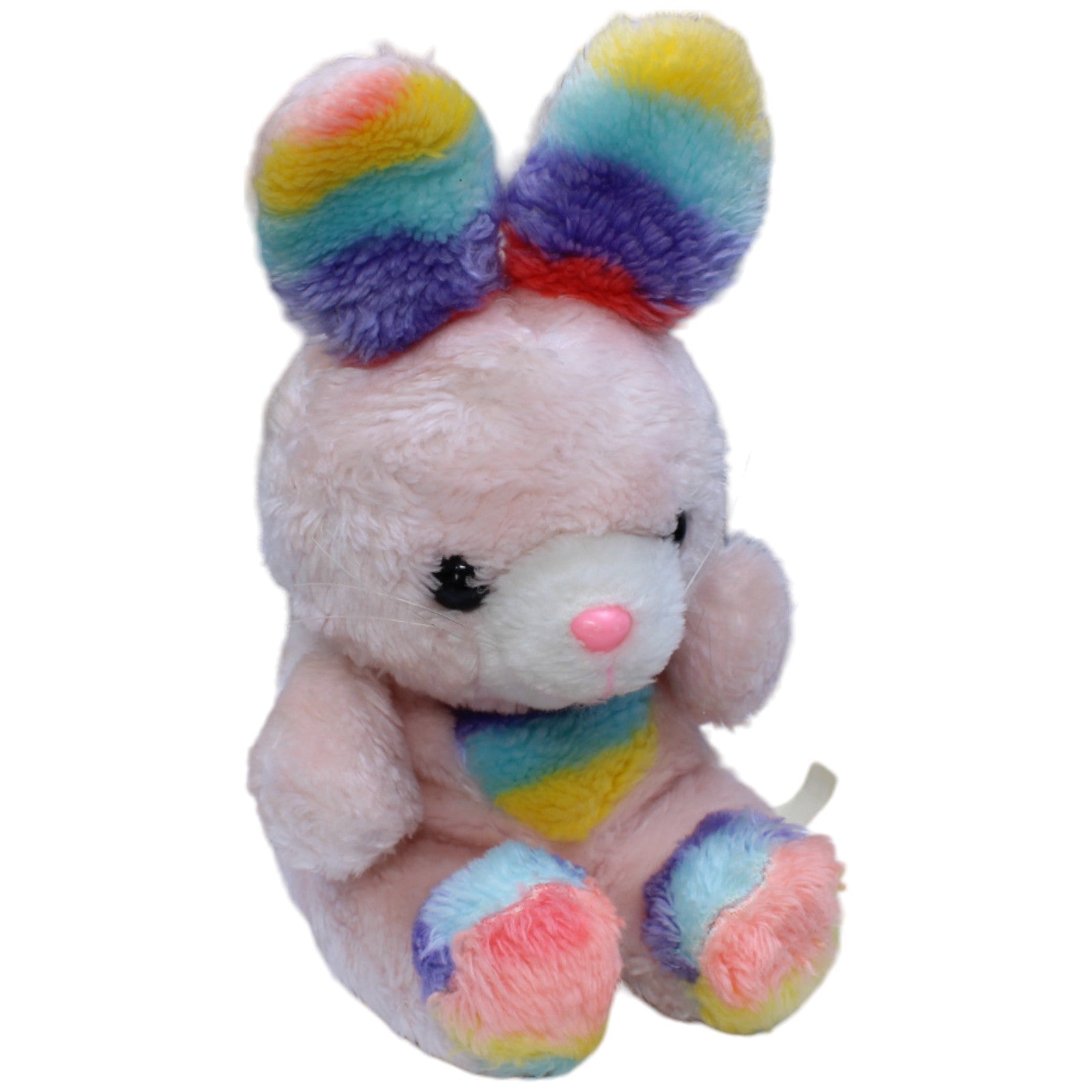 1236510 Unbekannt Rosa Regenbogen Hase Kuscheltier Kumpel Leo Gebraucht