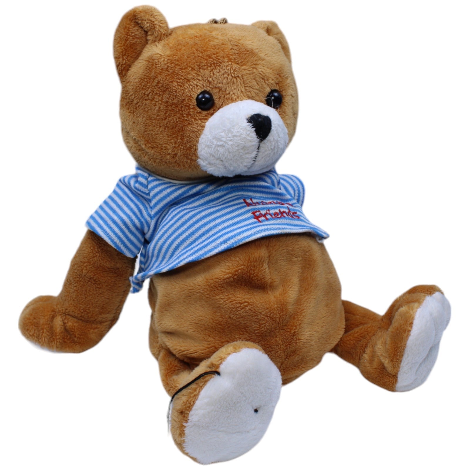 1236512 Paul Import Süßer Teddybär mit Shirt "Always Friends" Kuscheltier Kumpel Leo Bär Gebraucht Teddy