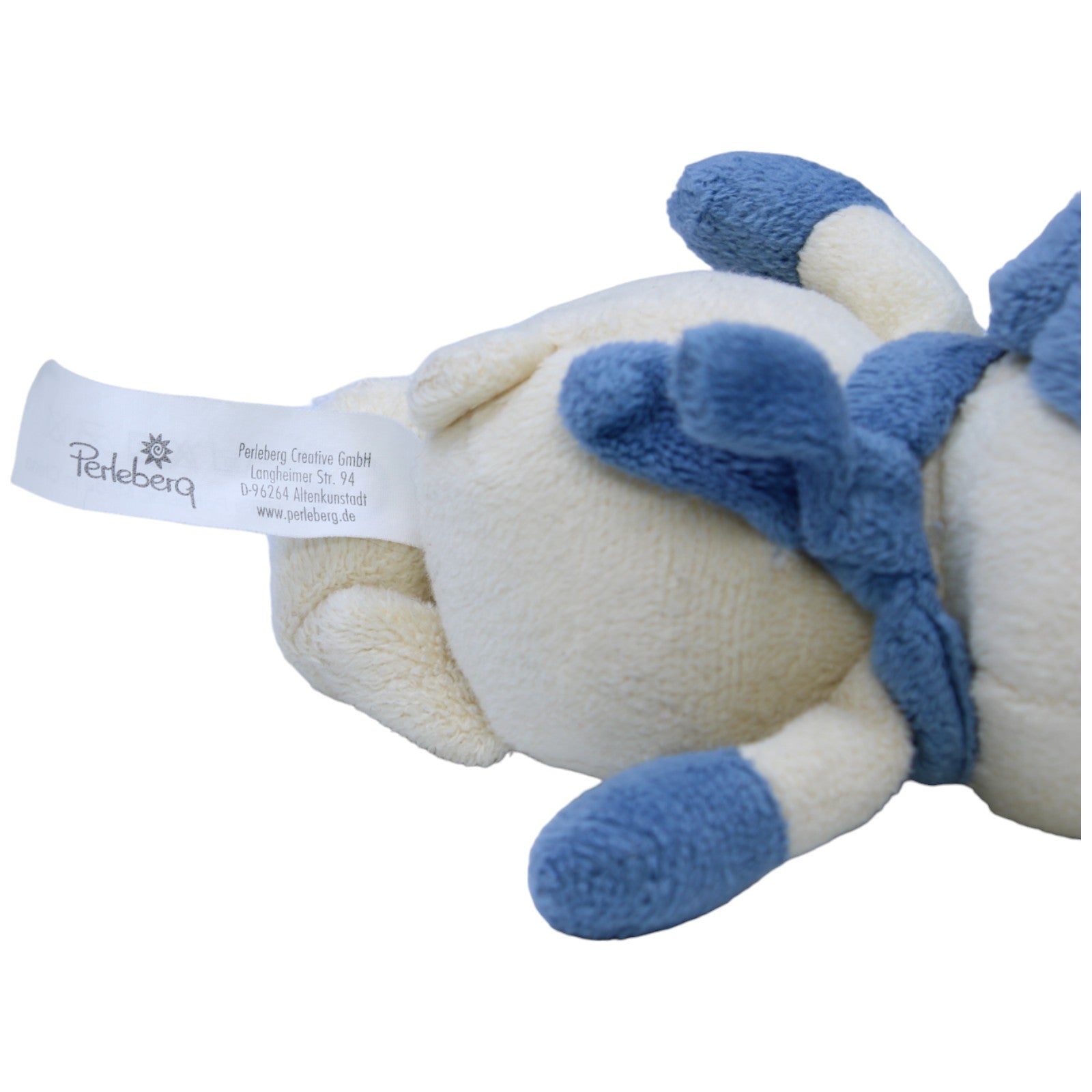 1236516 Perleberg Teddybär mit blauer Mütze und Schal Kuscheltier Kumpel Leo Bär Gebraucht Teddy