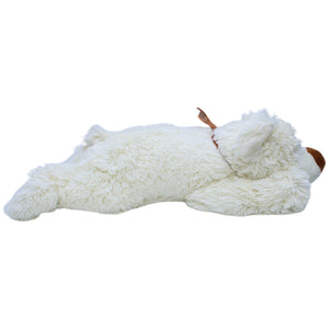 1236543 ESC Toys Süßer schlafender Bär, weiß Kuscheltier Kumpel Leo Bär Gebraucht Teddy