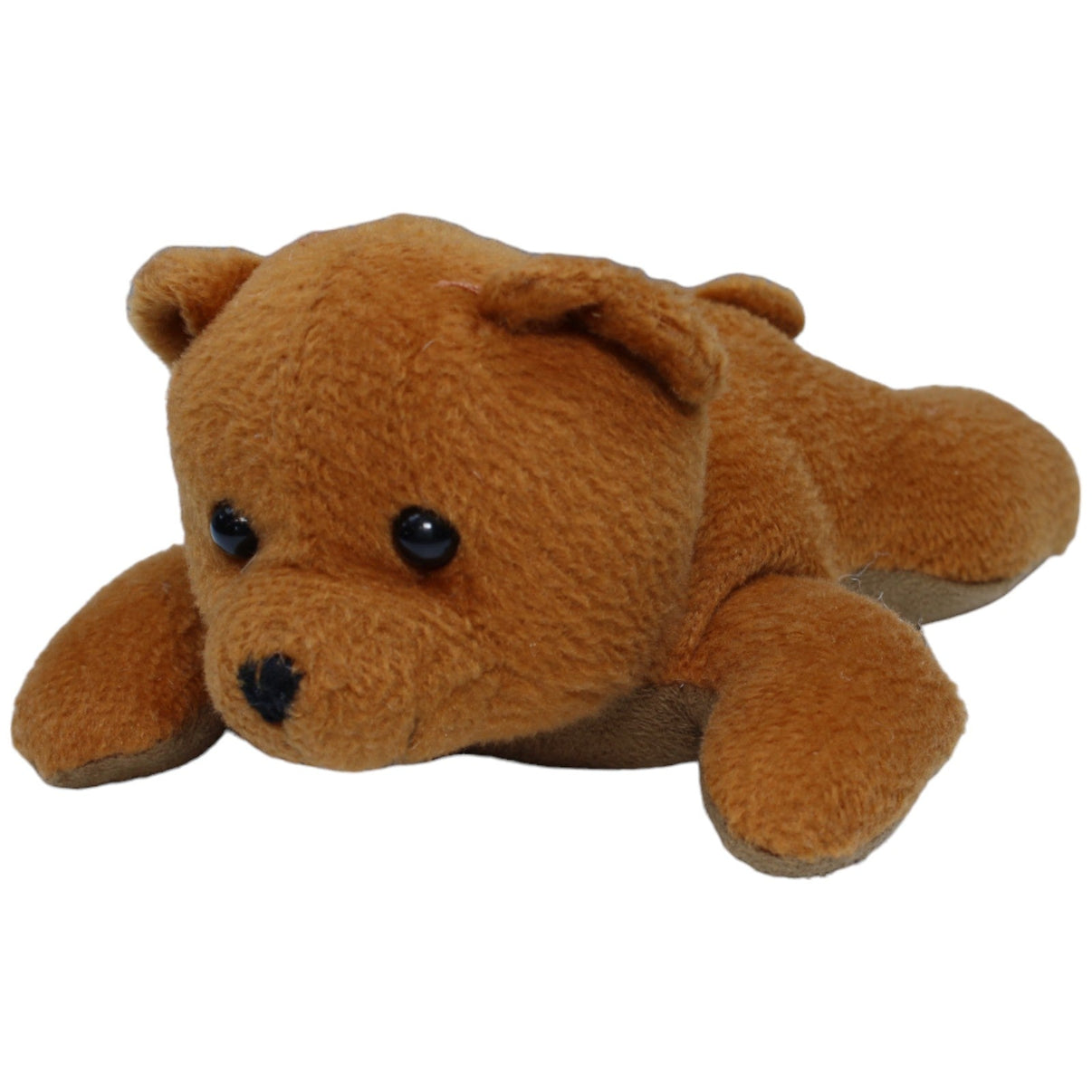 1236556 Plushpups Brauner Bär, liegend Kuscheltier Kumpel Leo Bär Gebraucht