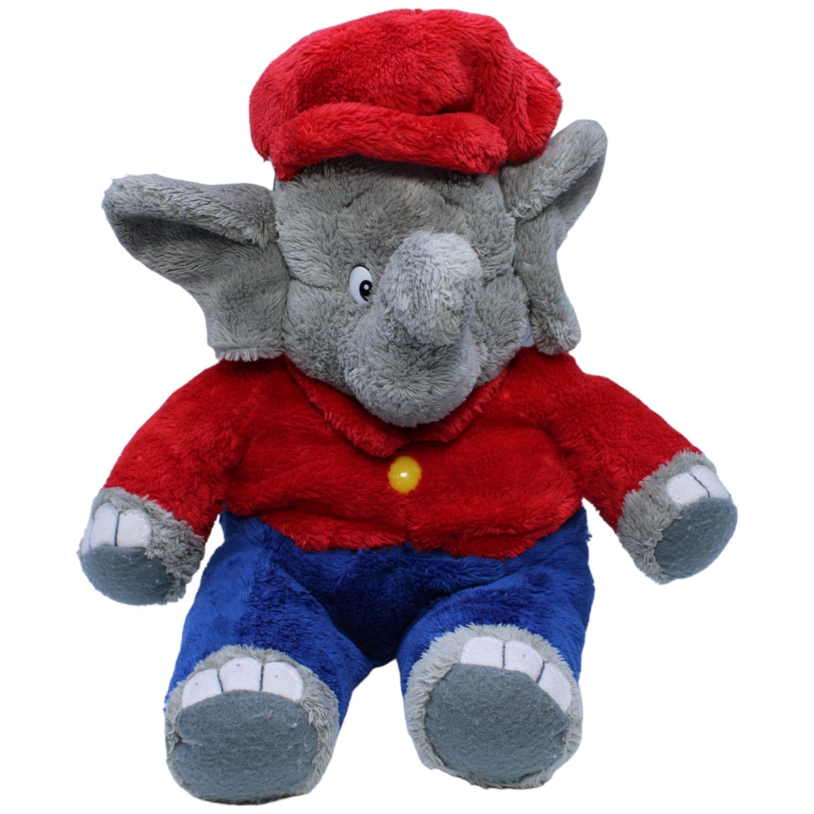 1236558 Schmidt Elefant, Benjamin Blümchen (42185) Kuscheltier Kumpel Leo Gebraucht