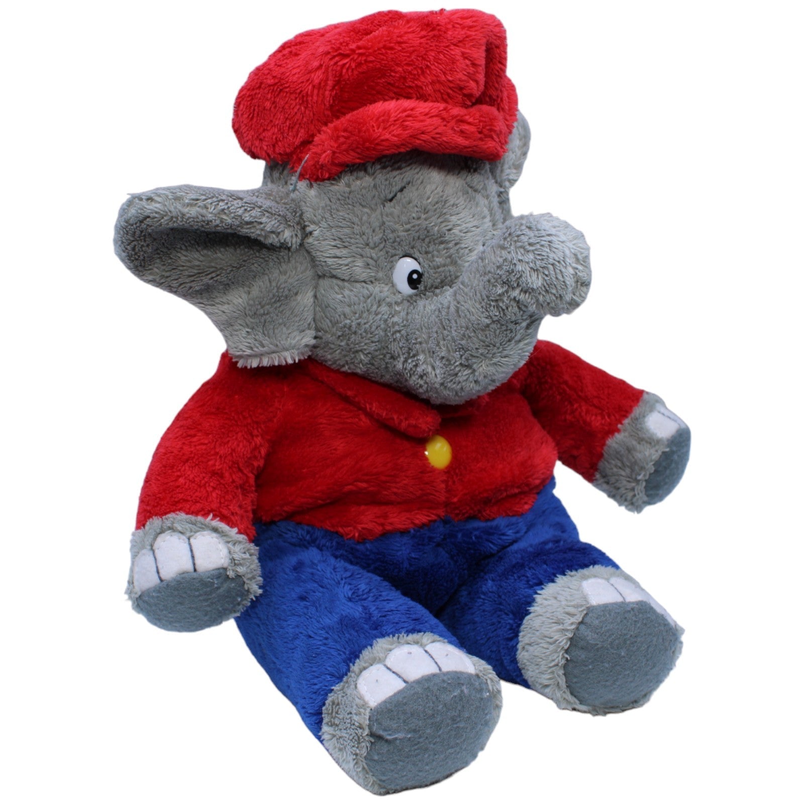 1236558 Schmidt Elefant, Benjamin Blümchen (42185) Kuscheltier Kumpel Leo Gebraucht